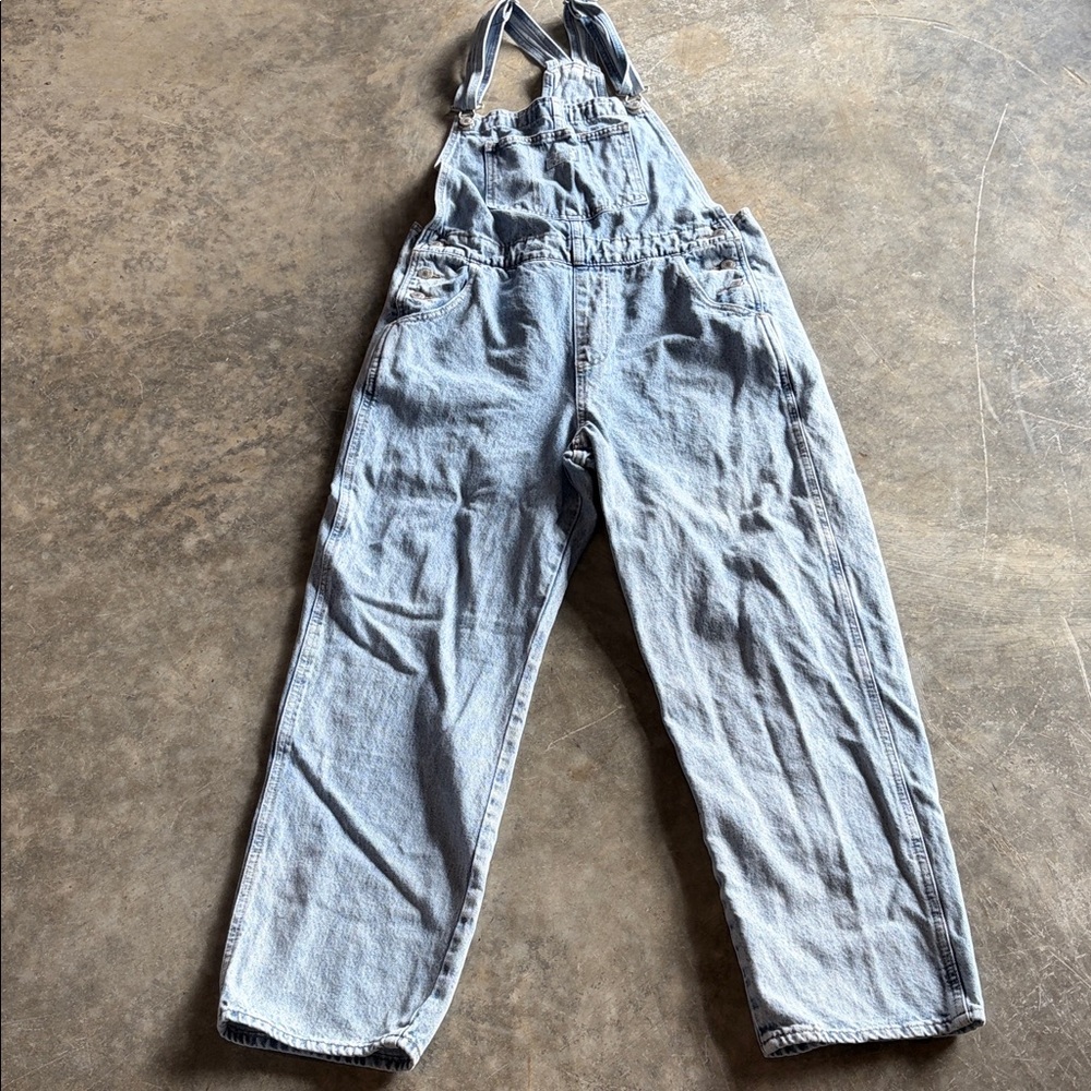 Levi's Classic Light Blue Denim Overalls